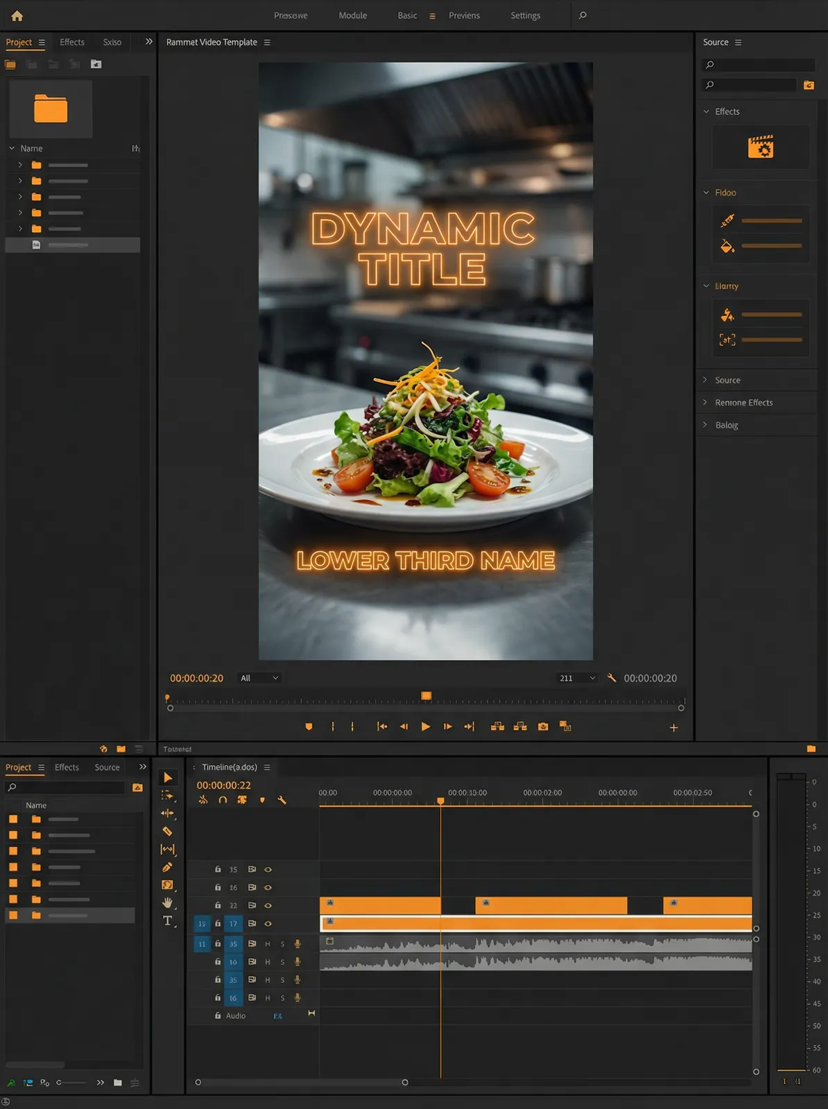 人妻视频 美食短视频拍摄与剪辑模板