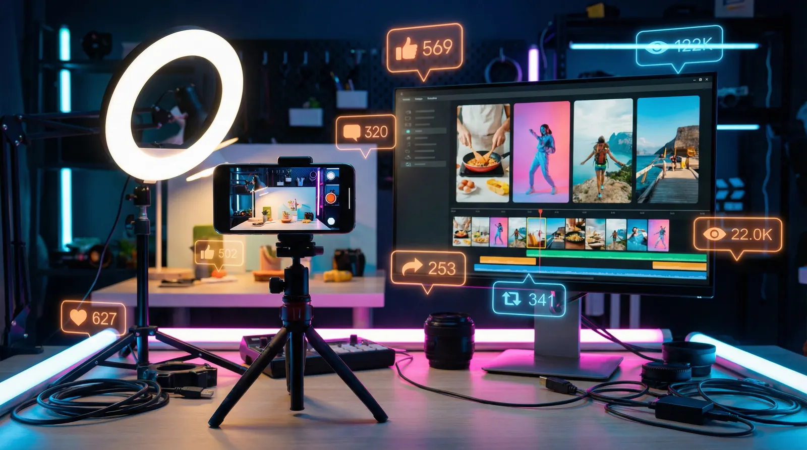 人妻视频 街头美食视频模板